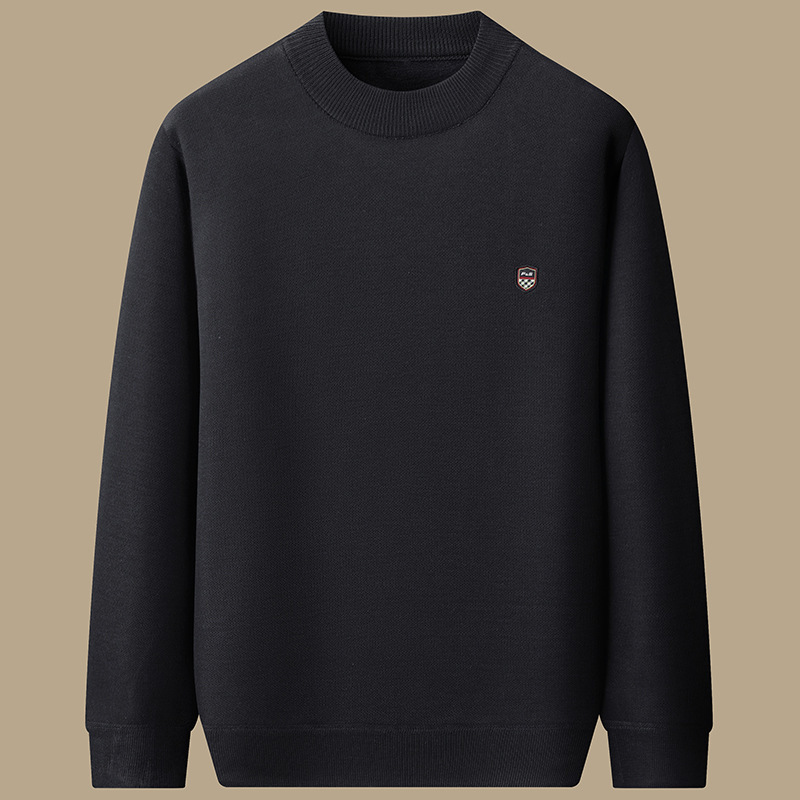 Autumn and Winter Middle-Aged and Elderly Round Neck Sweaters, Men's Sweaters, Grandfathers, Winter Dad Clothes, Wholesale Dropshipping