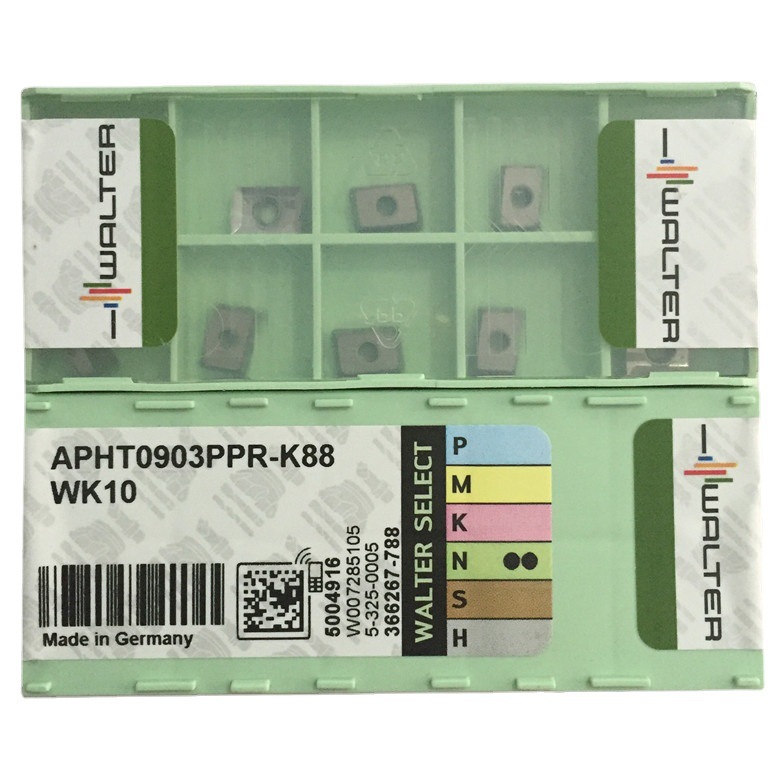 德国WALTER瓦尔特铝用刀粒APHT0903PPR-K88 WK10数控机床铣刀片