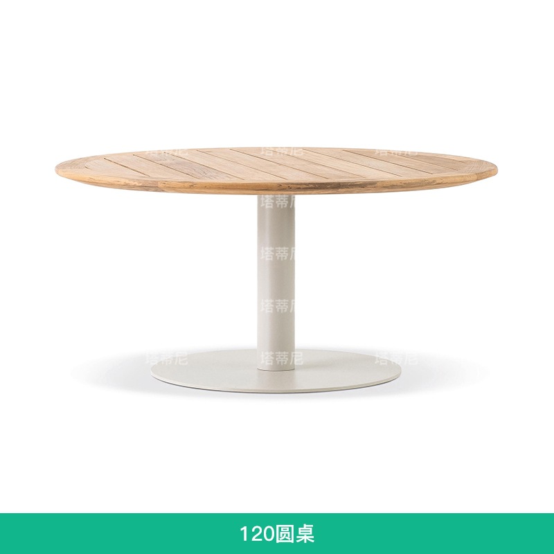 Mesa y silla de ocio al aire libre de cuerda, mesa larga de aleación de aluminio, jardín al aire libre, muebles impermeables y protectores solares