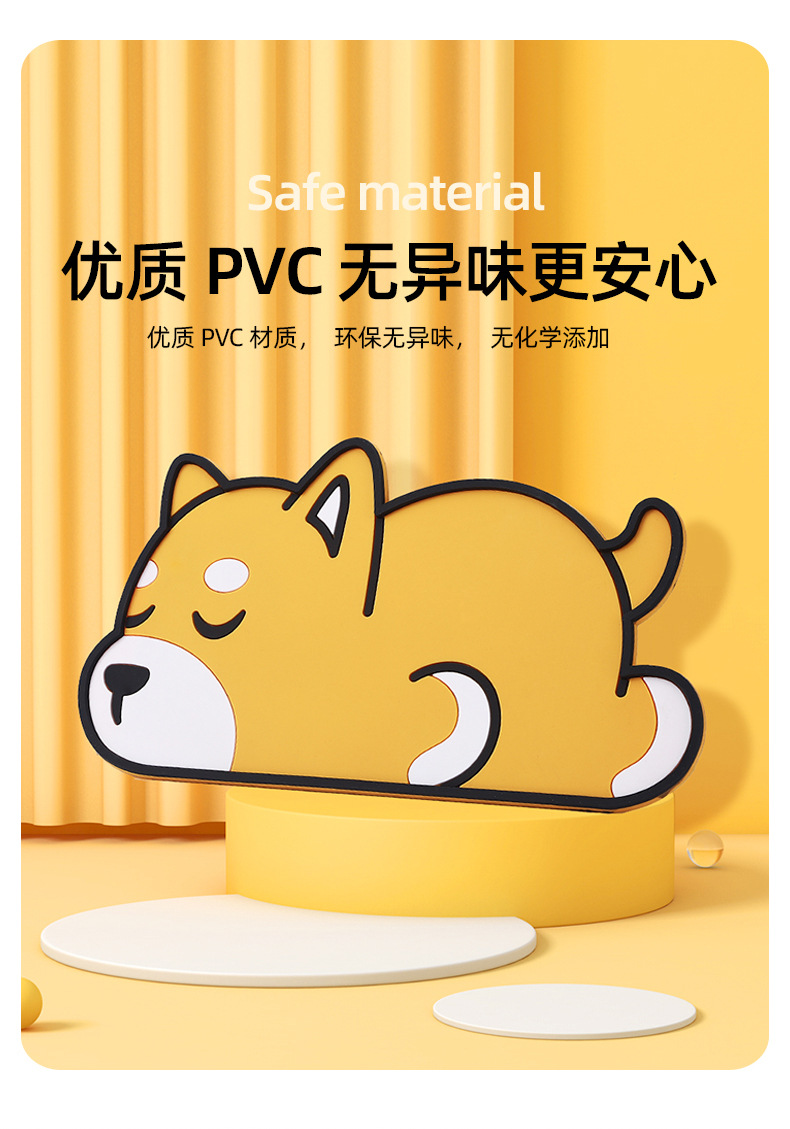 Car Anti-Slip Mat, Cute Cartoon Car Interior Decoration, Mobile Phone Ornament, Dashboard Storage Mat, Sun Protection, May Day