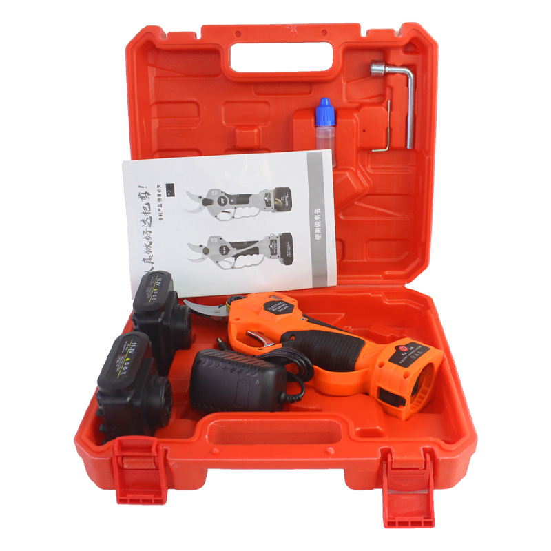 3cm电动修枝剪锂电园林树枝剪园艺充电式电动剪刀粗枝剪果树剪