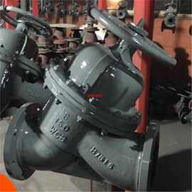 法兰10C连接图片隔膜阀直流-隔膜阀铸钢衬胶式G45J