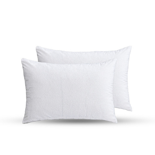 Cross-border Amazon high-quality cotton towel fabric pillowcase hotel household waterproof pillowcase, single price available for wholesale