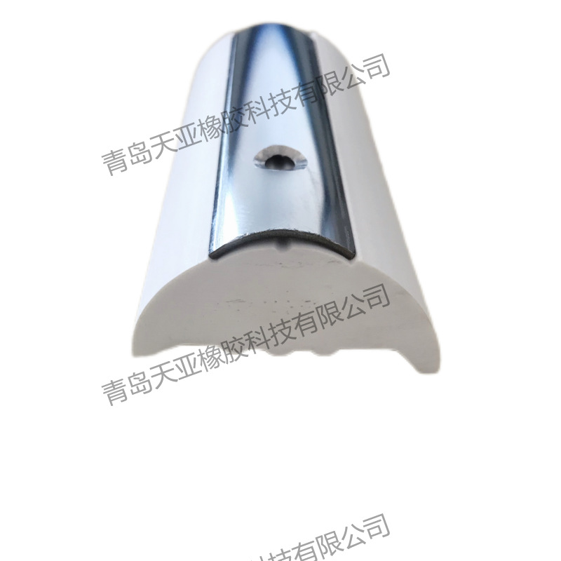 橡胶护舷DA拱形码头岸边船舶桥梁护舷橡胶防撞条D型鼓型护舷