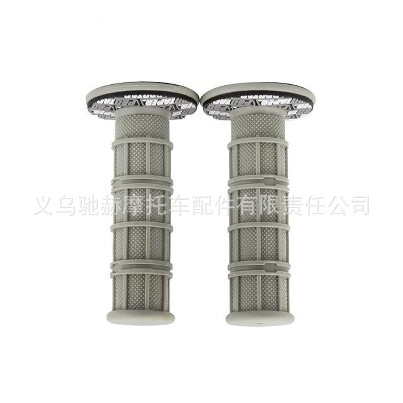 Directly supplied by the manufacturer, 22-24mm single-color modified handlebar grips for off-road motorcycles, shockproof and non-slip throttle grips