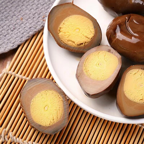 Bailiba Five-Spice Egg 2-Pack Preserved Eggs with Pickled Pepper Eggs, Farm Fresh Free-Range Marinated Eggs, Leisure Snacks