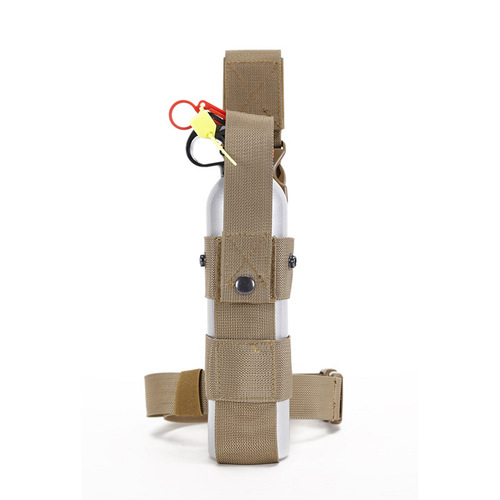 Tactical Handheld Fire Extinguisher Holster Multi-functional Leg Bag Leg Spray Bag Water Bottle Bag