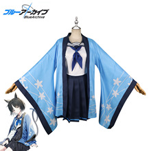 碧蓝档案cos服桐生桔梗同款水手服披风款二次元演出cosplay动漫装