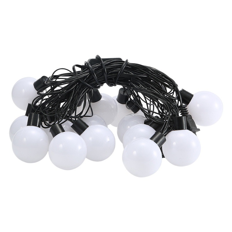 En stock bombilla LED Cadena de luz al aire libre a prueba de lluvia vacaciones jardín decoración de jardín Cadena de luz solar bombilla Cadena de luz