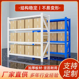 仓储仓库货架家用超市置物架库房储物展示架轻型中型加厚钢制货架