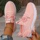 New Cross-Border Dropshipping Fly-Knit Versatile Women's Shoes Summer New Fashion Casual Sports Shoes Mesh Single Shoes Women's Shoes
