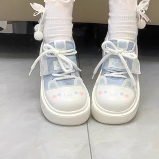2025 Spring/Summer Cute Soft Girl Sneakers Soft Comfortable Melad Lolita Potter Academy Women's Shoes