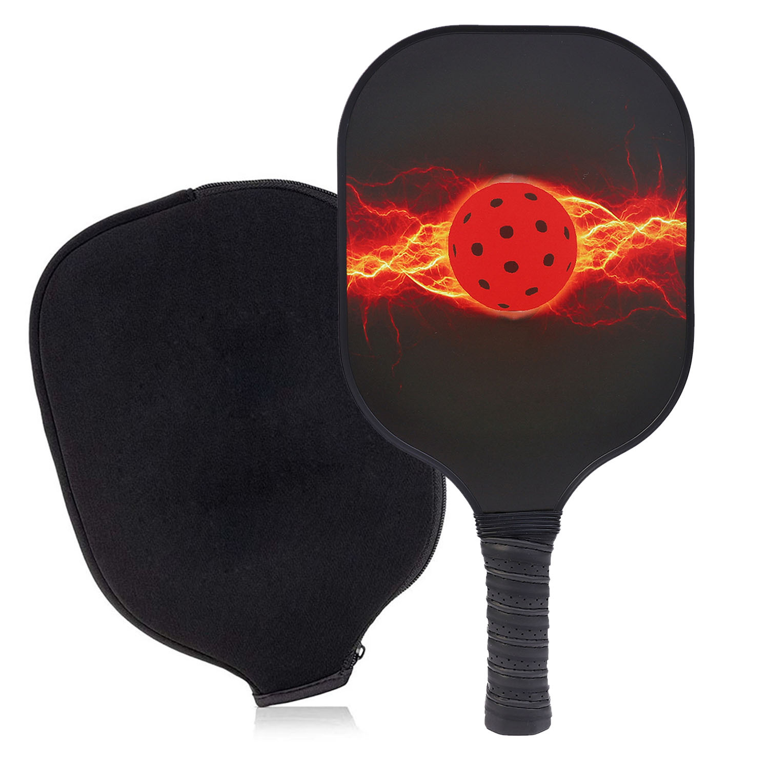 싱글 라켓 + 지퍼 백 [레드]]