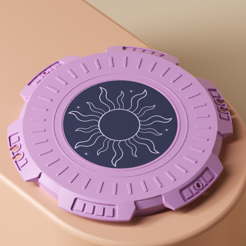 腰を捻って腰を回してフィットネス器の磁石をマッサージします。|undefined