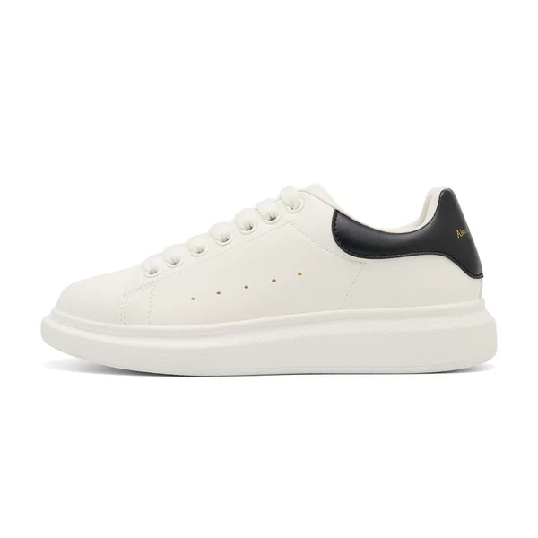 Peter Mcqueen White Sneakers for Men and Women, 2025 Summer New Style, Thick-Soled Height-Increasing Genuine Leather Breathable Sneakers, Trendy Shoes from Putian