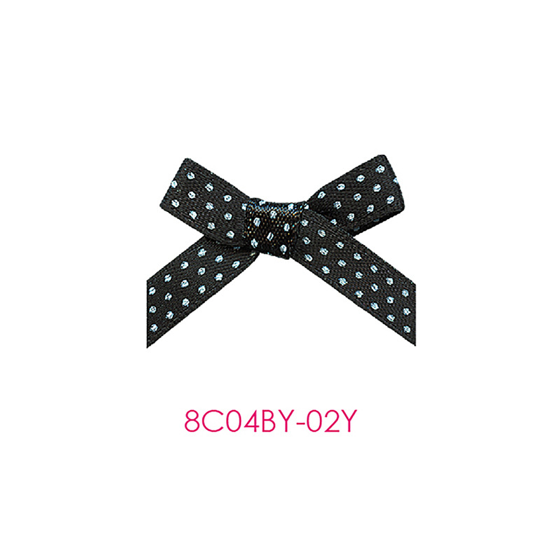 Yao Ming cinta de 0,6 CM cinta 2 puntos 5 pulgadas 1 nudo pequeño lazo ropa interior pantalones cortos calcetines accesorios lazo