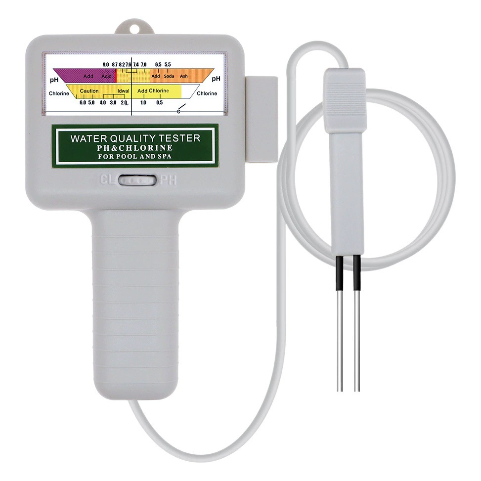 PC101 квадратный портативный зонд детектора остаточного хлора два-в-одном для бассейна pH-тестер Анализатор качества воды