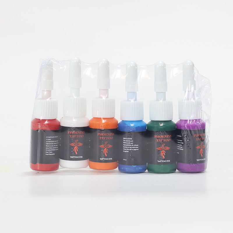 Tattoo Practice Color 5ml Phoenix Tattoo Eyebrow Tattoo Pigment Plant Tattoo Color Ink Color Set