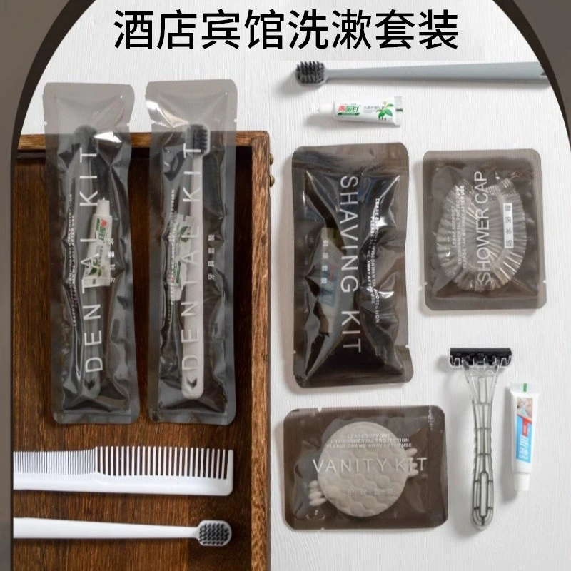 Высококачественные гостиничные принадлежности для проживания в семье одноразовые туалетные принадлежности