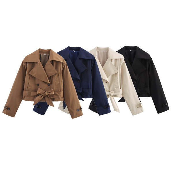 demi-season retro short jacket