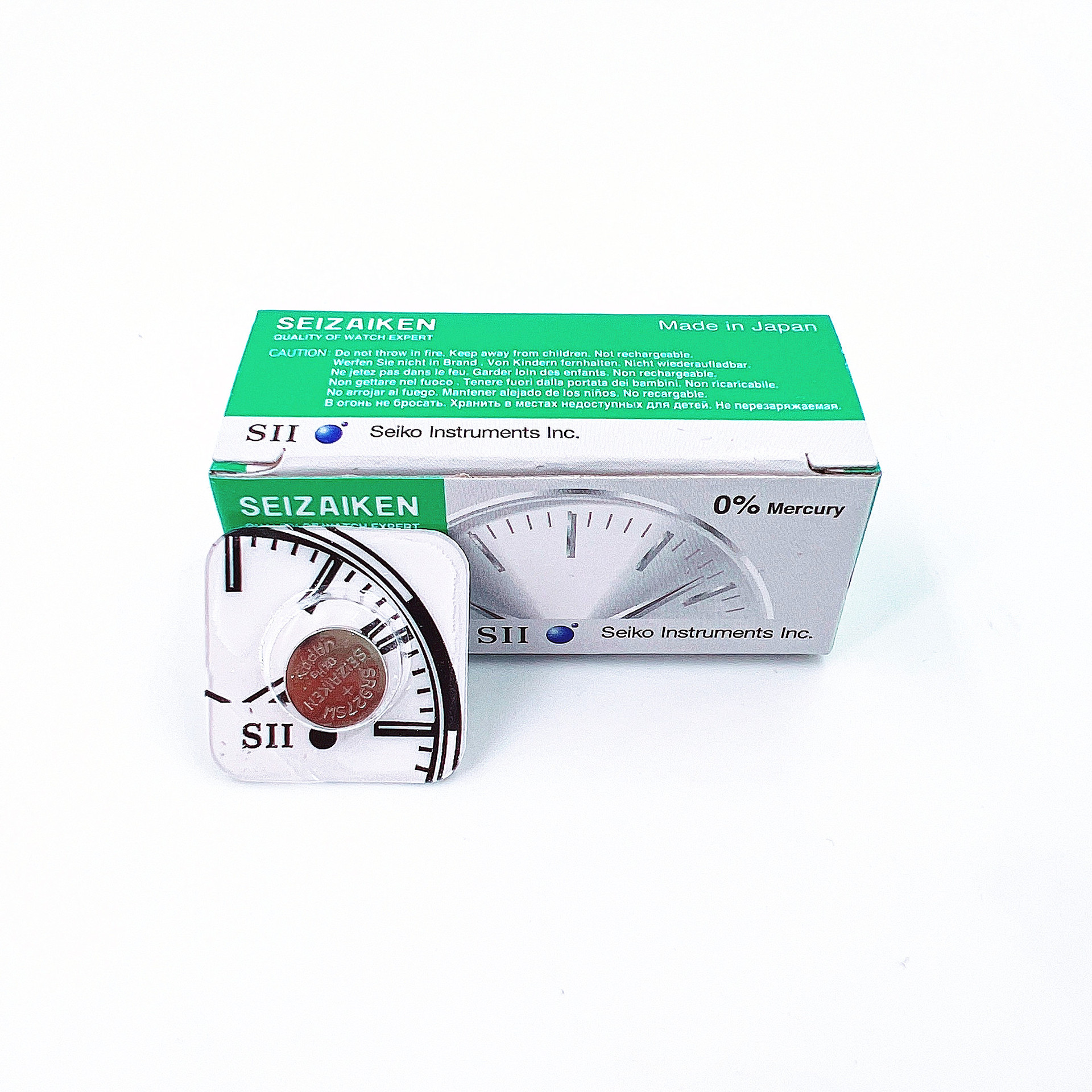日本SEIZAIKEN精工395 SR927SW 纽扣电池 1.55v 手表电池