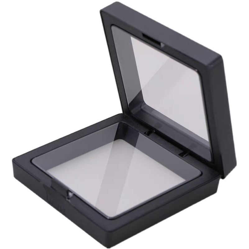Caja de joyería de película PE transparente anti-oxidación pendientes collar caja de almacenamiento de joyas ins estilo caja de pendientes portátil pequeña