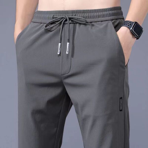 Summer silk thin breathable quick dry trousers
