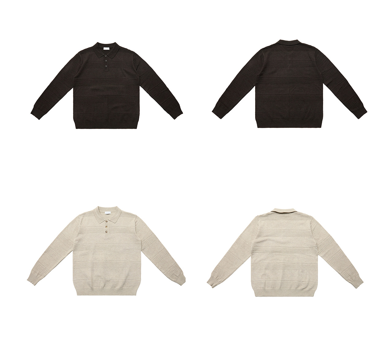 UNF Jacquard 250g Knit Polo