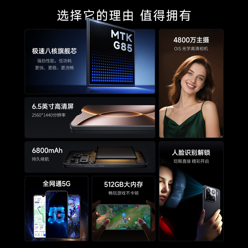 新品X15Pro智能手机5G全网通百元学生价超薄6.5寸大屏老年人便宜|undefined