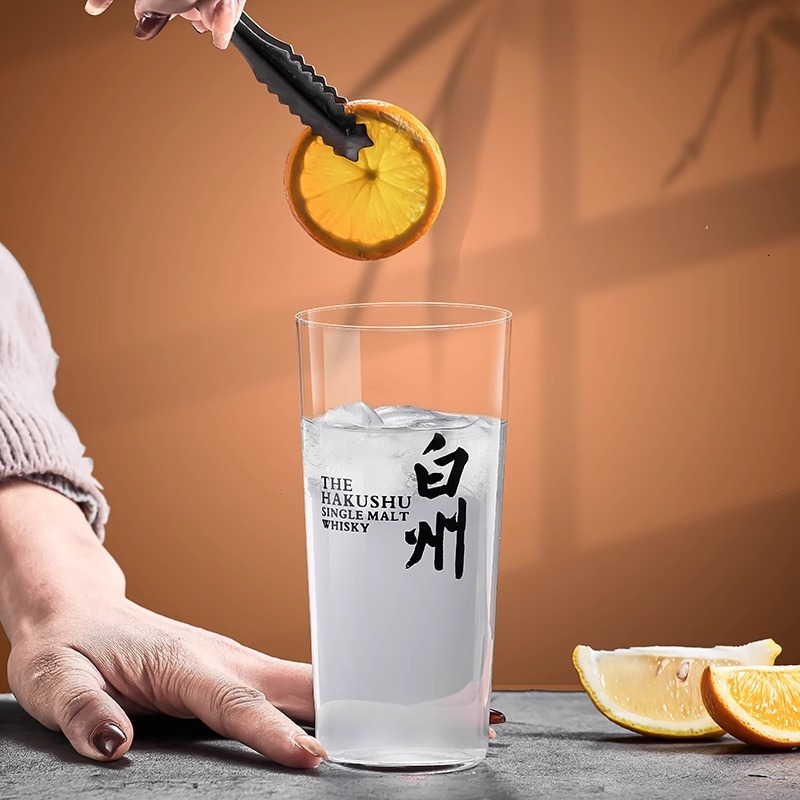 日式柯林杯加厚玻璃杯子品酒杯定制logo耐高温酒店家用餐厅调酒杯|undefined