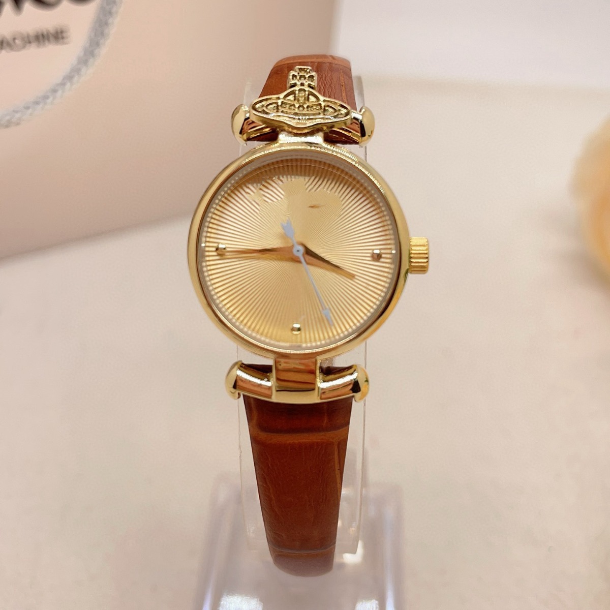 Empress of the West Watch with Small Dial, Vintage Leather Women's Watch, Light Luxury Simple Quartz Couple Watch