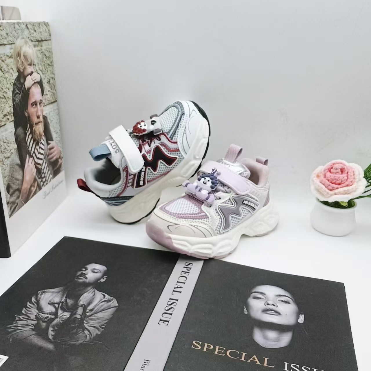 Nuevos zapatos deportivos de primavera para niños, zapatos respirables para padres, zapatos casuales para niños, zapatos para bebés de 3 años