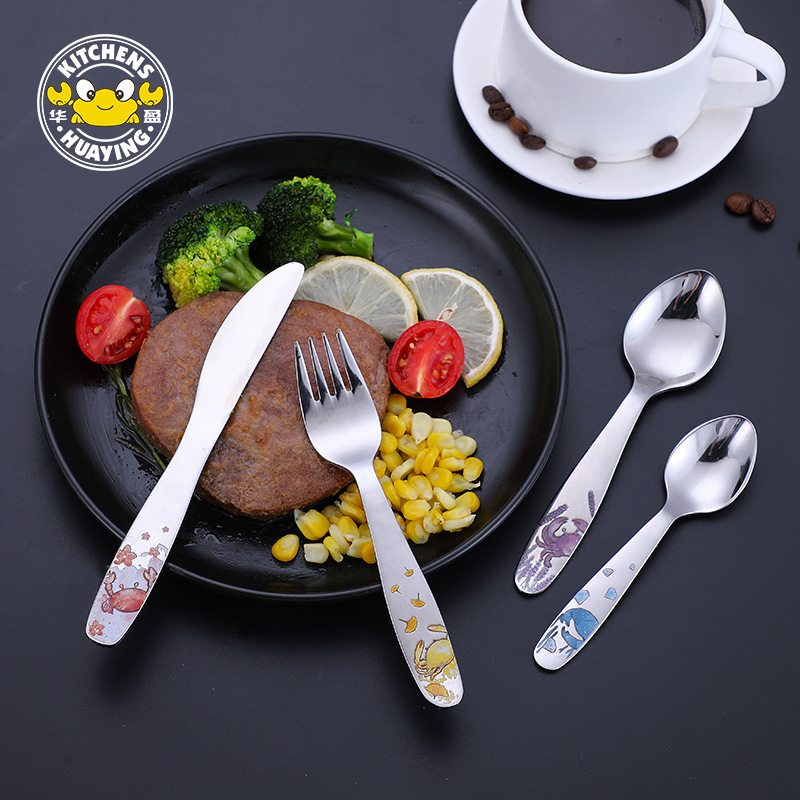 [Factory Tail Goods Special Clearance] 304 stainless steel spoon teaspoon suit household spoon dessert spoon