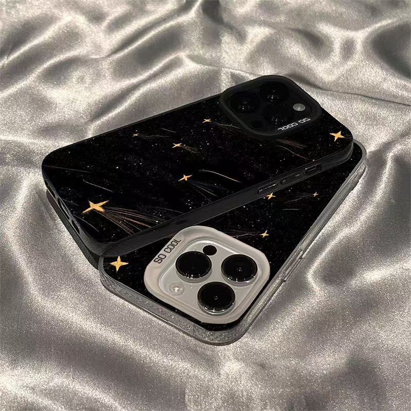夜空星星适用苹果16Promax手机壳iPhone15新款14Pro创意13Pro唯美