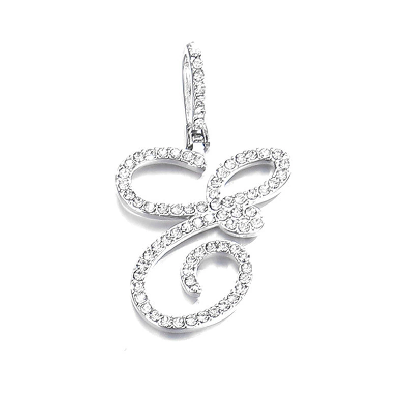 Подвес-цепочка из медной основы с позолотой 18K и цирконами, цепочка 45+5 см, подвеска 5 см