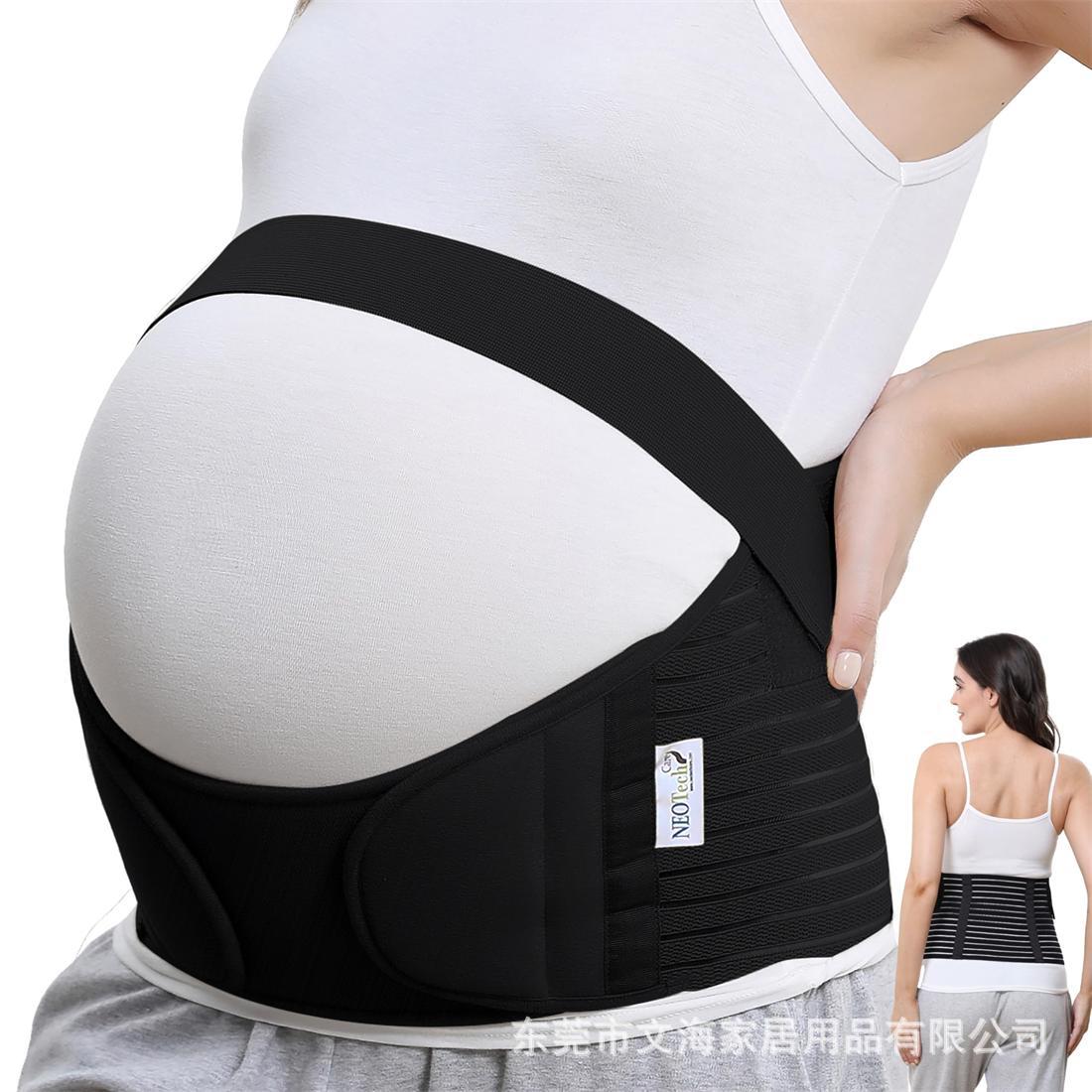 Maternity Belly Support Belt, Maternity Belly Support Belt Three-Piece Set, Prenatal Breathable Maternity Belly Support Belt, Adjustable Waist Support Belt