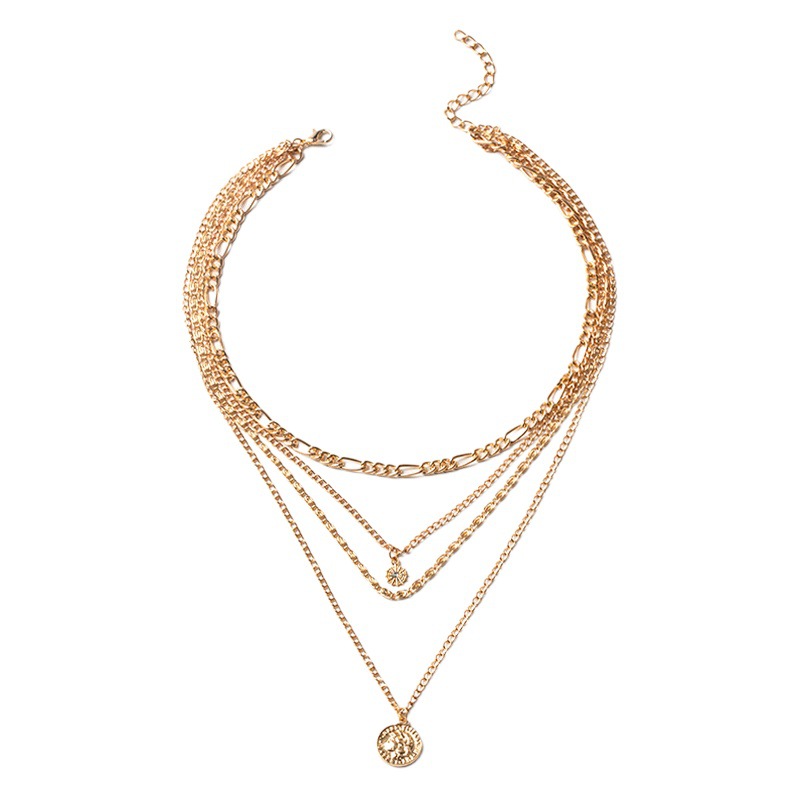 Collar largo al por mayor, accesorios de joyería transfronterizos europeos/americanos para mujeres, colgante de lujo de alta gama, nuevo diseño de cuello, cadena para clavícula de nicho
