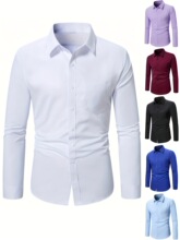 M 73941 Men's Solid Color Work Shirt ��װ���� ŷ������羳