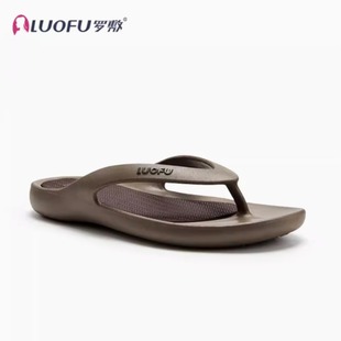 Luo Fu Flip-flops Women's New High-end Flip-flops Sandals for Summer Outer Wear Flat Casual Seaside Beach Sandals