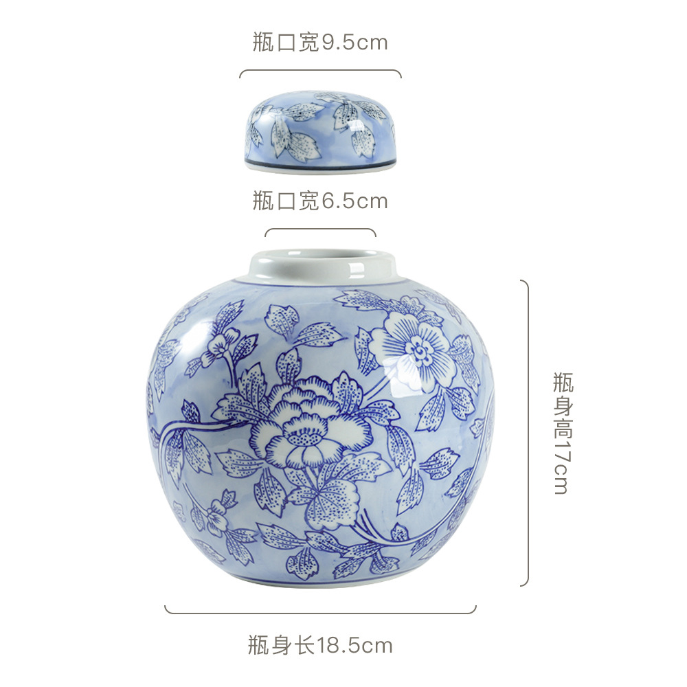 Latas azules y blancas (con tapa) - azul claro