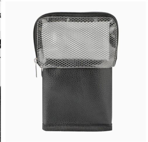 Nuevo bolso de cepillo de maquillaje transfronterizo de 14-40 agujeros bolsa de almacenamiento de gran capacidad bolsa de maquillaje plegable negra grande en stock