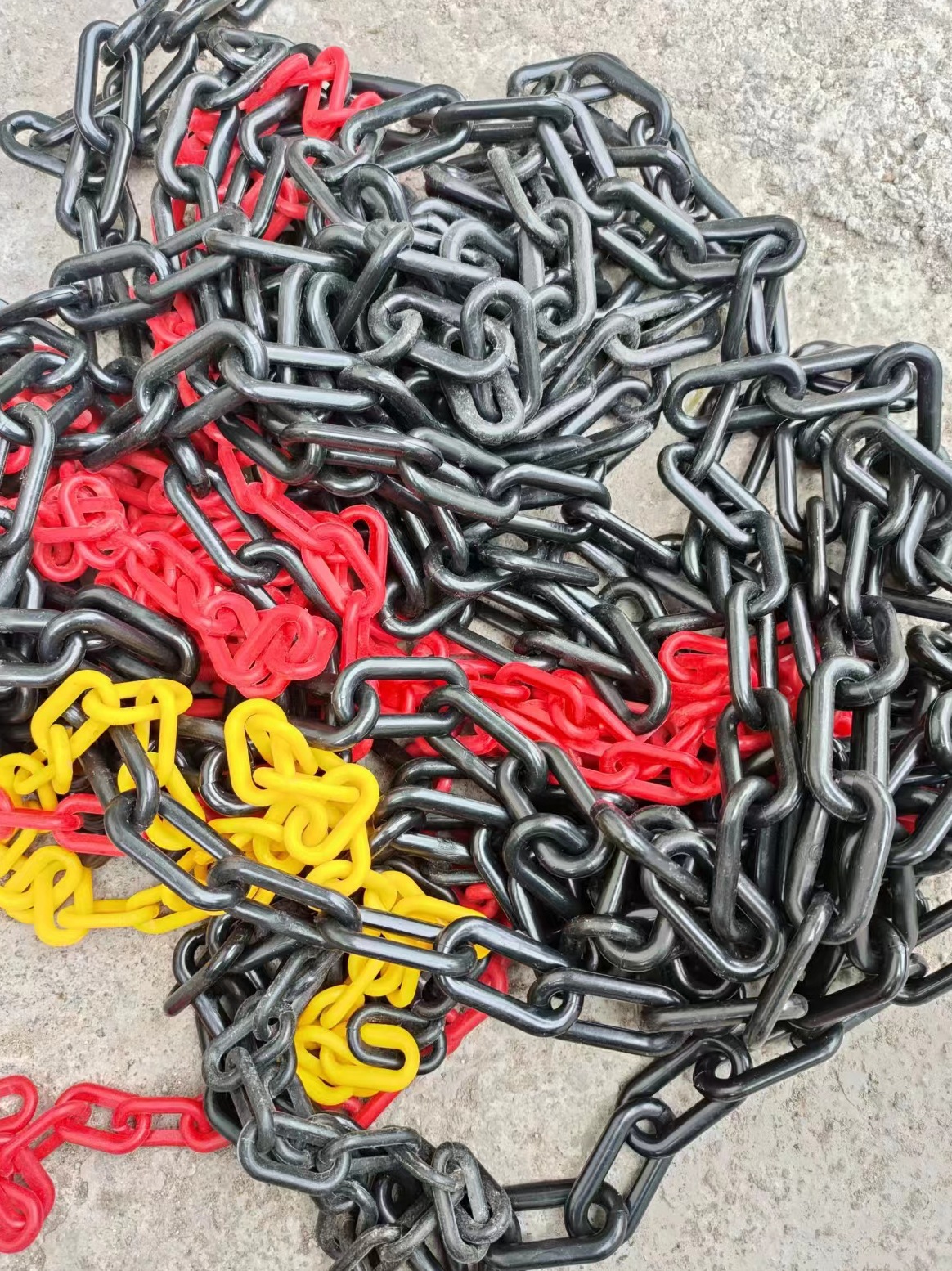 塑料链条黑色警示隔离条店铺装饰链演出戏曲锁道具挂衣晾衣链