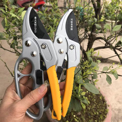 Pruning shears wholesale segmented labor-saving hand guards garden gardening shears stainless steel titanium plated fruit tree shears pruning shears