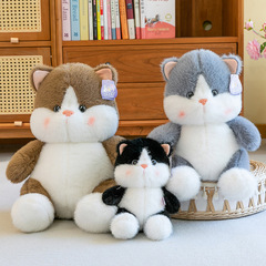正版桃子貓公仔兒童陪伴安撫奶牛貓毛絨玩具女生節日禮物家居裝飾