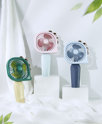 廠家新款風扇小恐龍手持風扇  手持風扇 登山扣手持風扇 卡通風扇