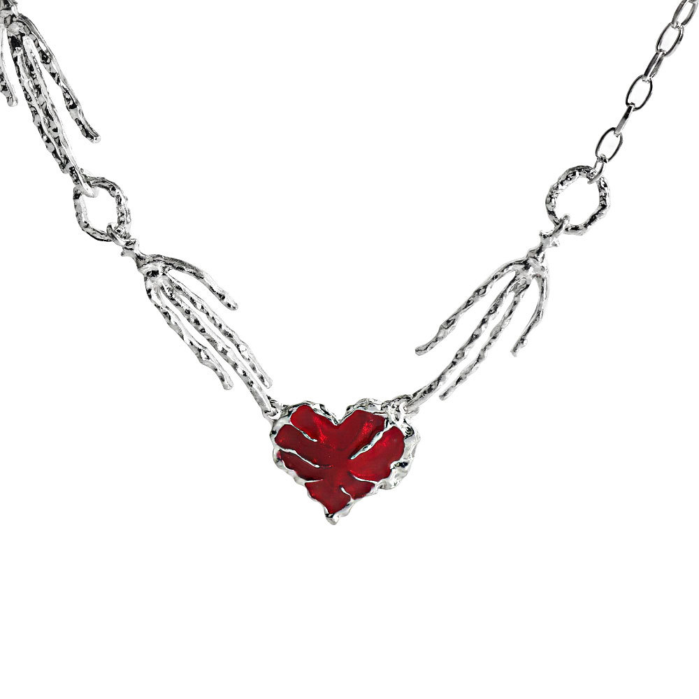 Red fashionable necklace