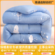 2025新款棉被被褥加厚冬天学生宿舍工地磨毛被子冬被单人双人冬季