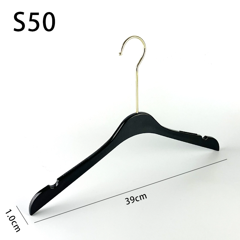 Black hanger, acrylic plastic wedding dress