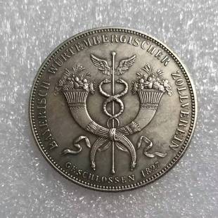 Antique Handicrafts 1827 Brass Material German Silver Dollar Commemorative Coin Collection # 1519