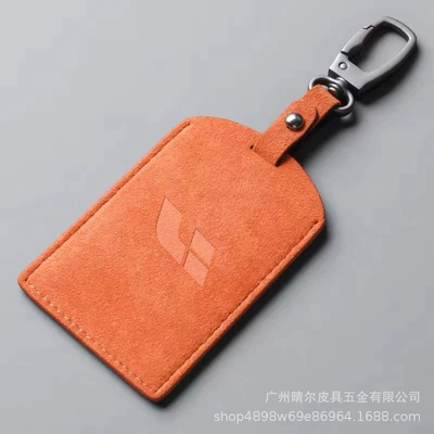 Nfc Key Bag, Classy and Simple — Car key bag - ideal-orange-metal-square-buckle